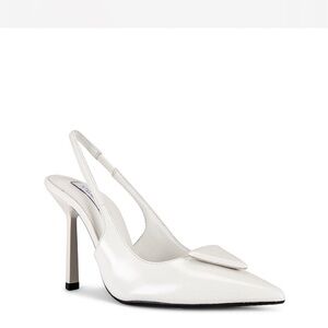 Tony Bianco Cream Slingback Heels